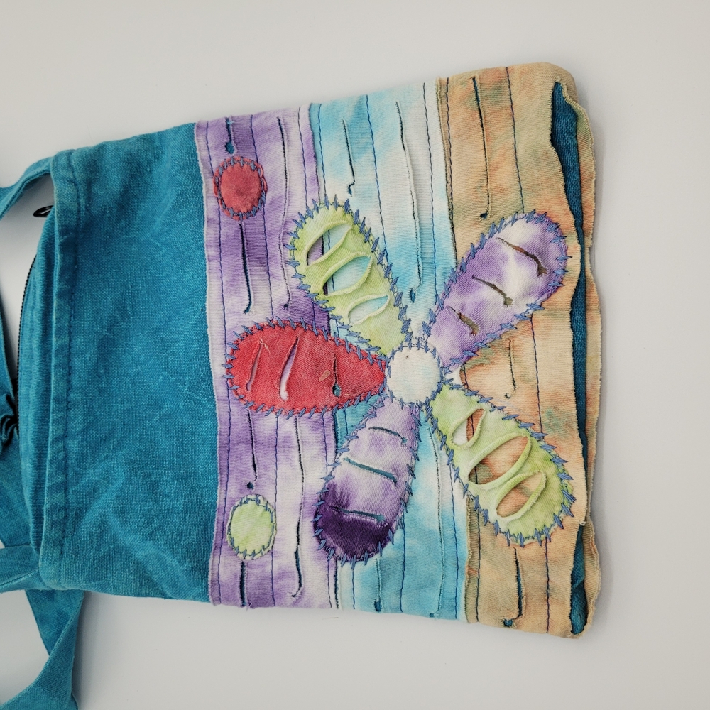 India Boutique Teal Crossbody Bag